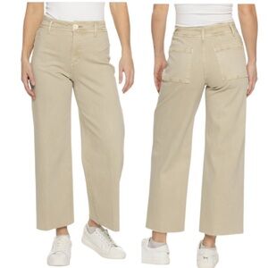 Oat NY High Rise Wide Leg tan pants size 8/29 NWT